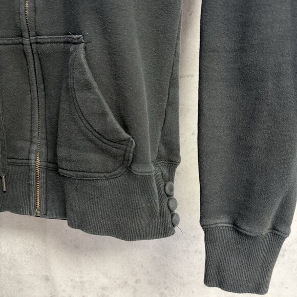 Roxy Hoodie Sweatshirt Womens Medium Full Zip Surf Y2K Retro Quiksilver 2000s - Picture 4 of 13